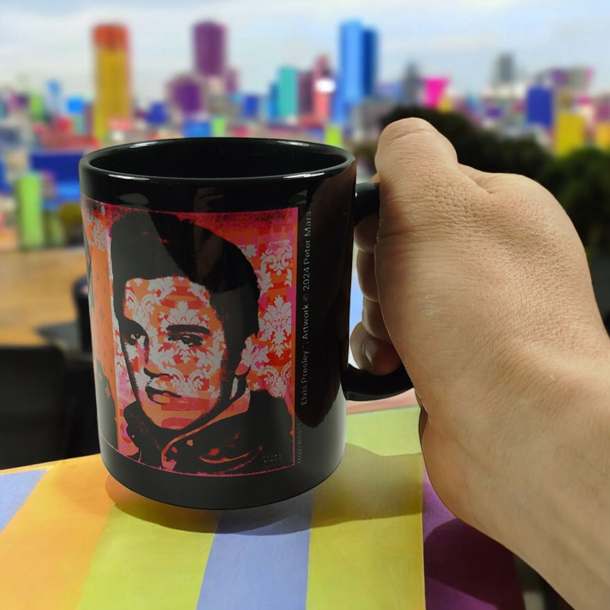 Elvis Presley Pop Panels Tasse