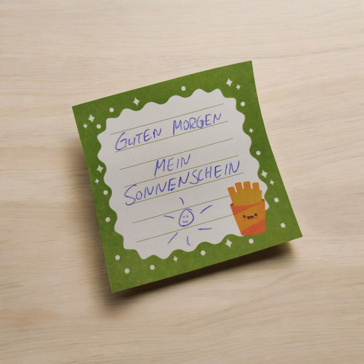 Fast Food Haftnotizen Fast Food Klebezettel im Kawaii Stil