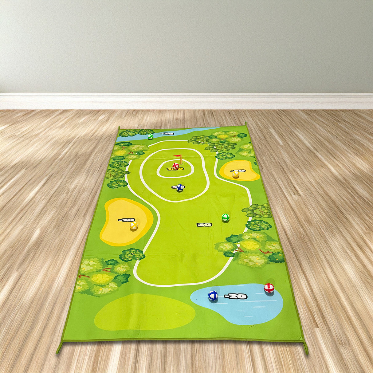 Indoor Golf Bürospiel mit Schläger und Bällen