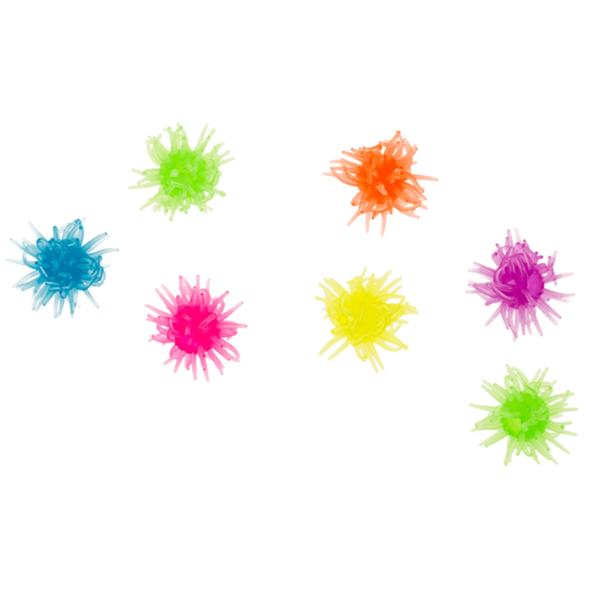 Verrückte Fensterläufer Spaßartikel im 7er Set in PET Röhre