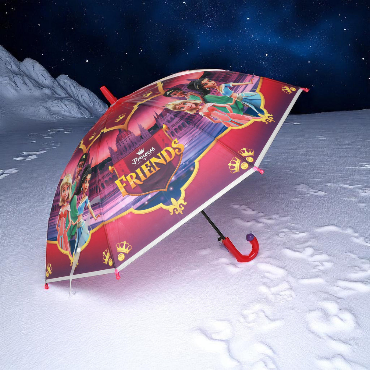 Prinzessin Regenschirm für Kinder Prinzessinnen Kinderregenschirm