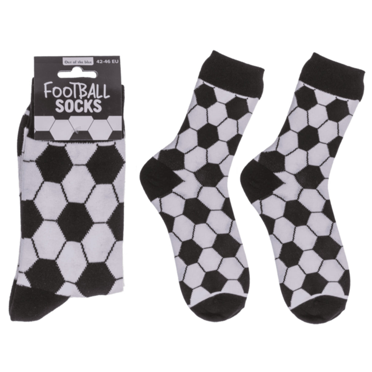 Fußballmuster Socken in 42-46