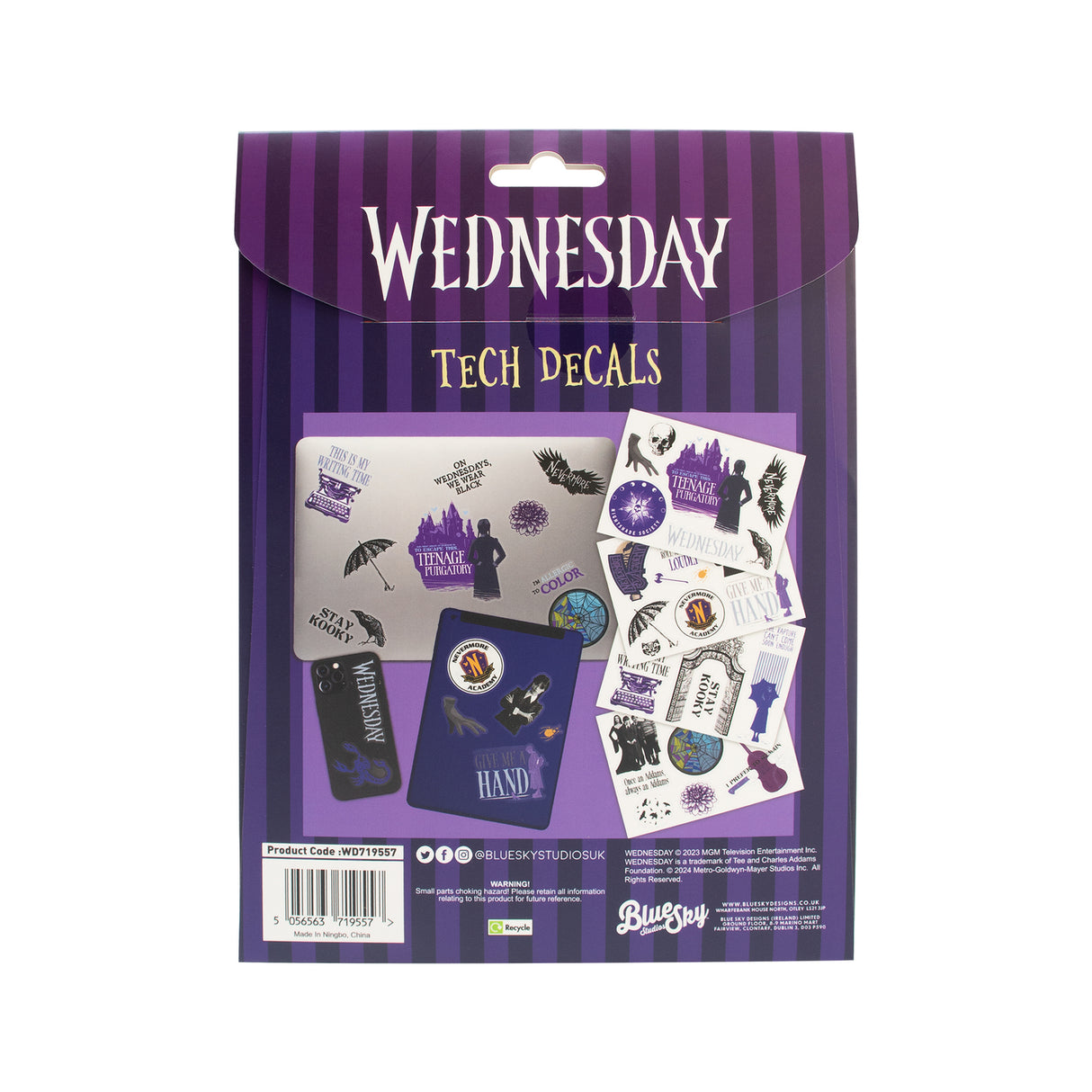 Wednesday Addams Sticker Set