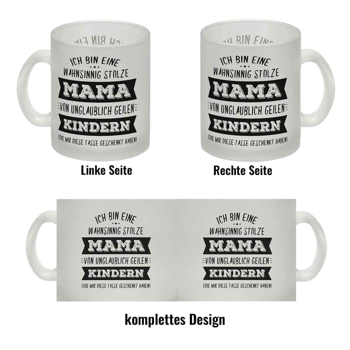 Ich bin eine wahnsinnig stolze Mama Kaffeebecher mit lustigem Spruch