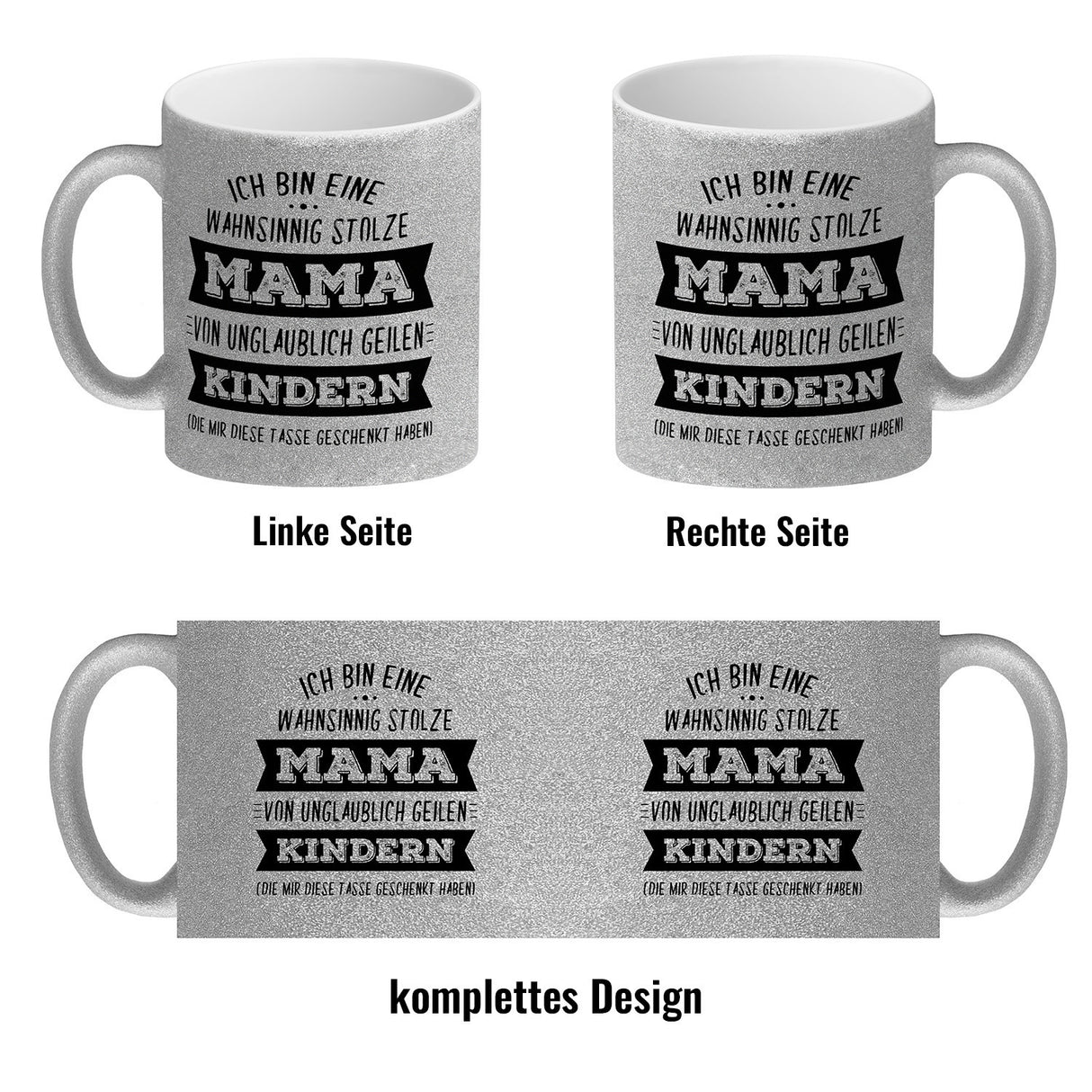 Ich bin eine wahnsinnig stolze Mama Kaffeebecher mit lustigem Spruch