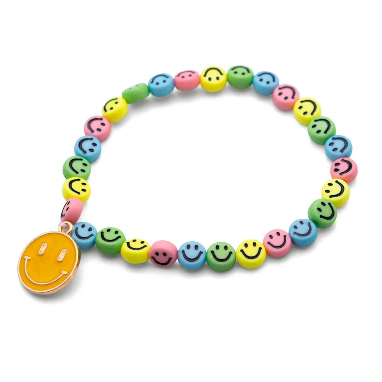 Smile Gesichter Bastelset Pastell Armband DIY Set