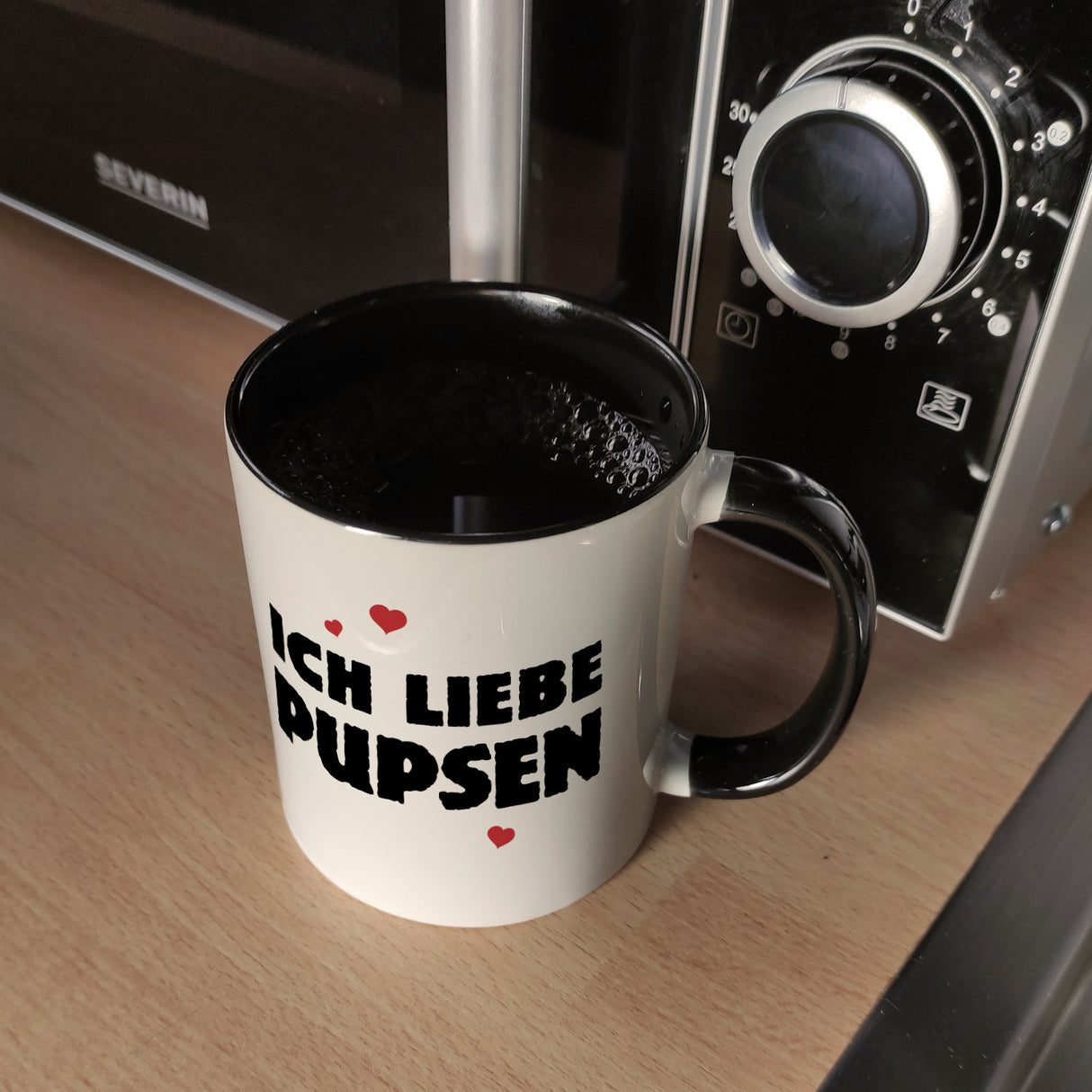 Ich liebe pupsen Furz Kaffeebecher