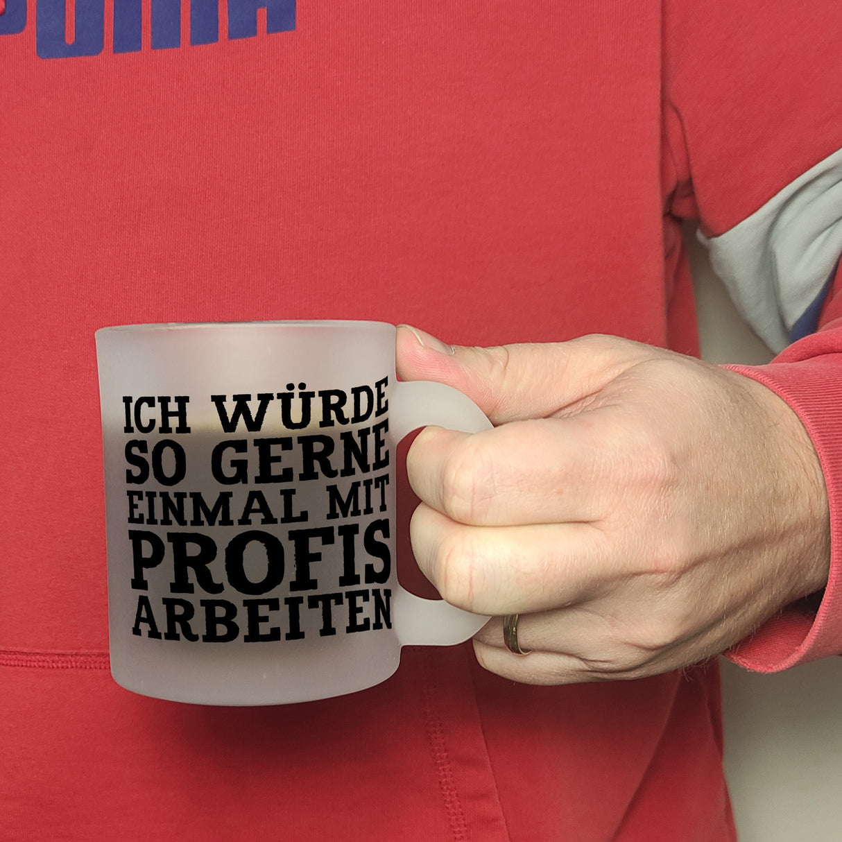 Ich würde so gerne einmal mit Profis arbeiten Kaffeebecher