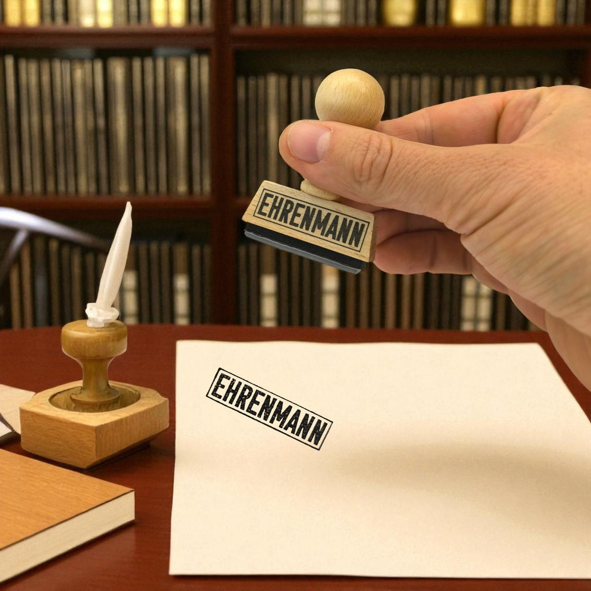 Ehrenmann Holzstempel