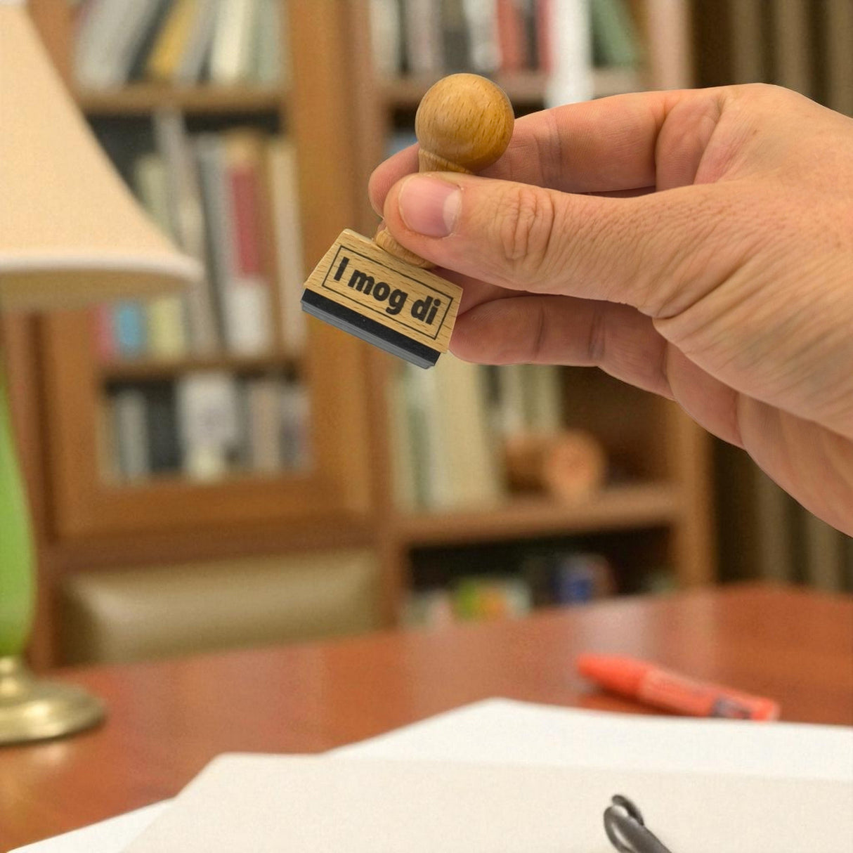 I mog di Holzstempel