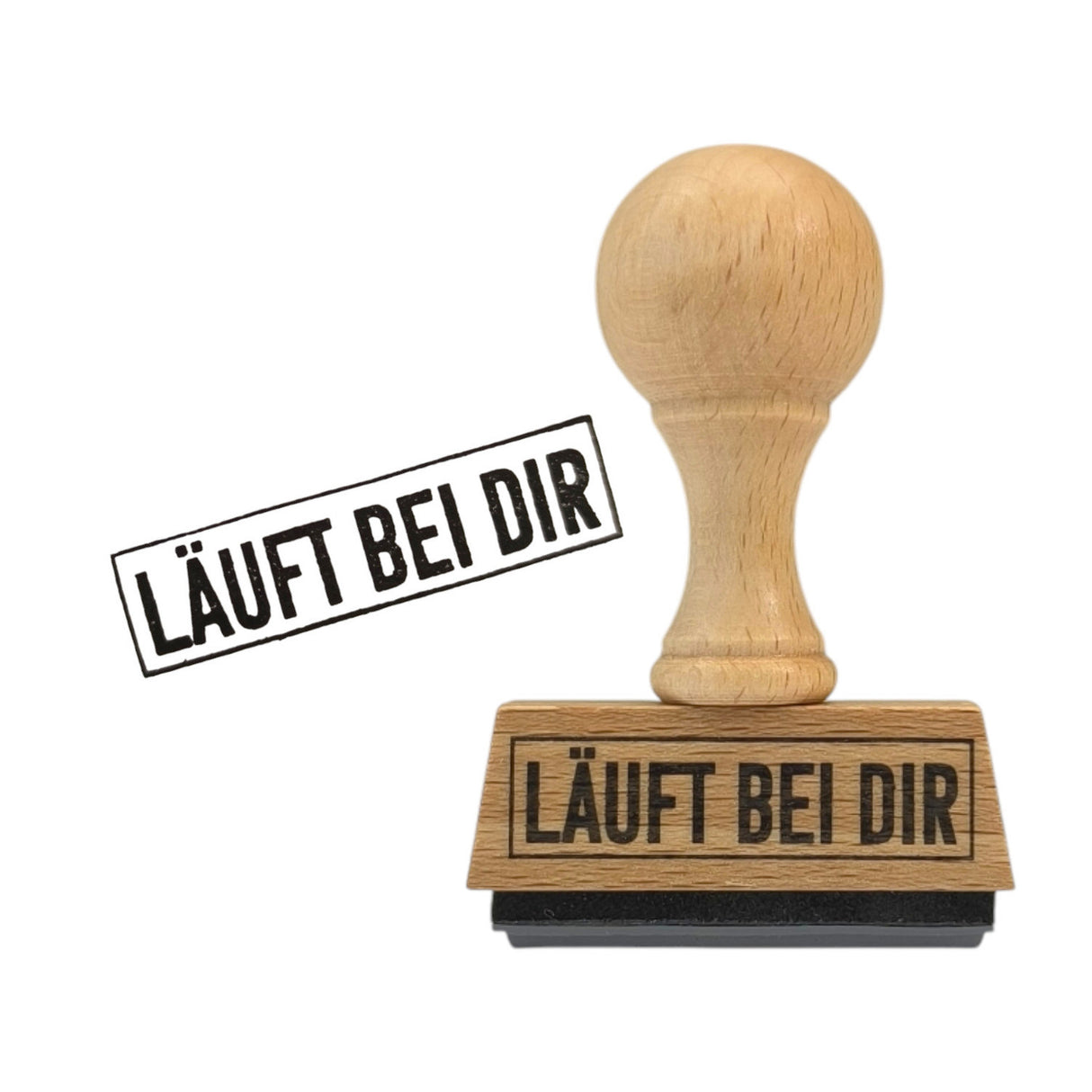 Läuft bei dir Holzstempel