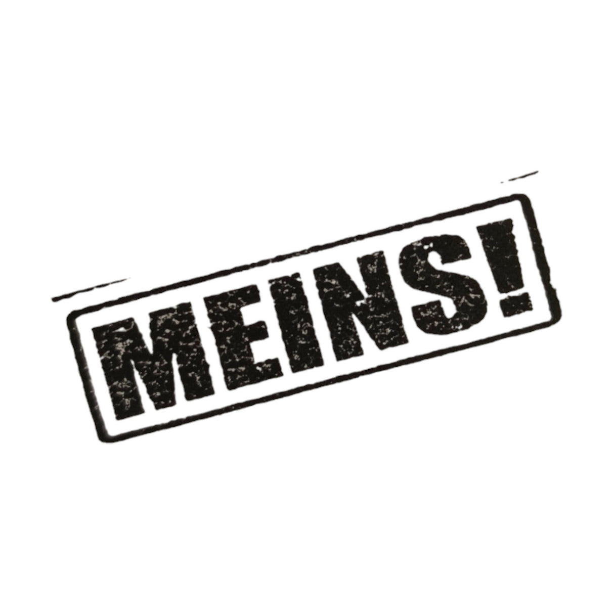 Meins! Holzstempel