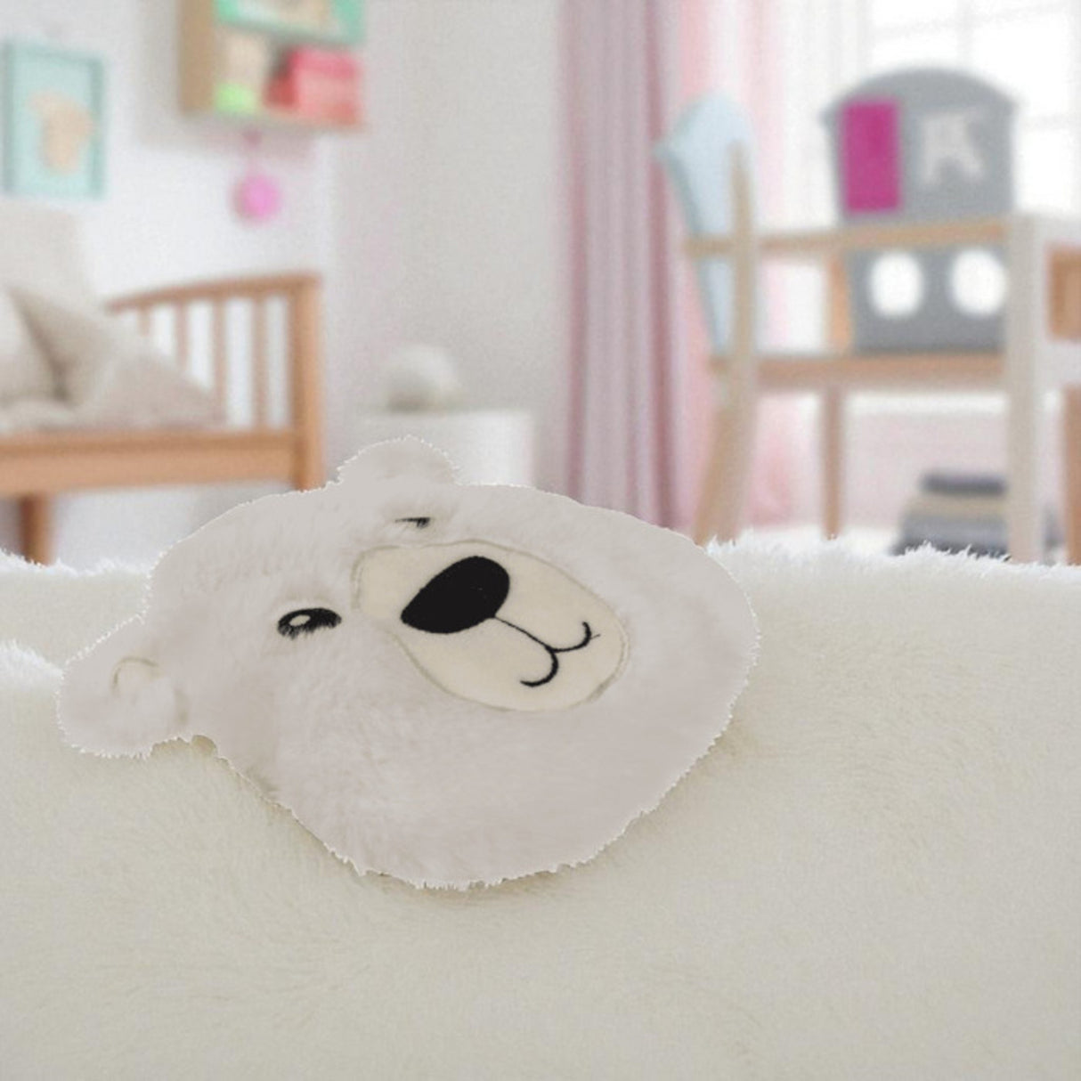 Eisbär Wärmekissen mit Tonkugelfüllung