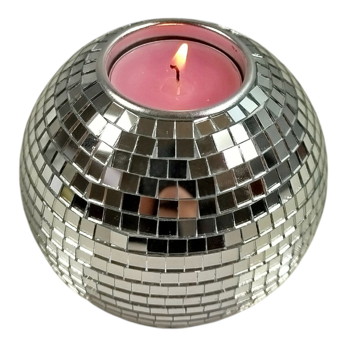 Discokugel Teelichthalter