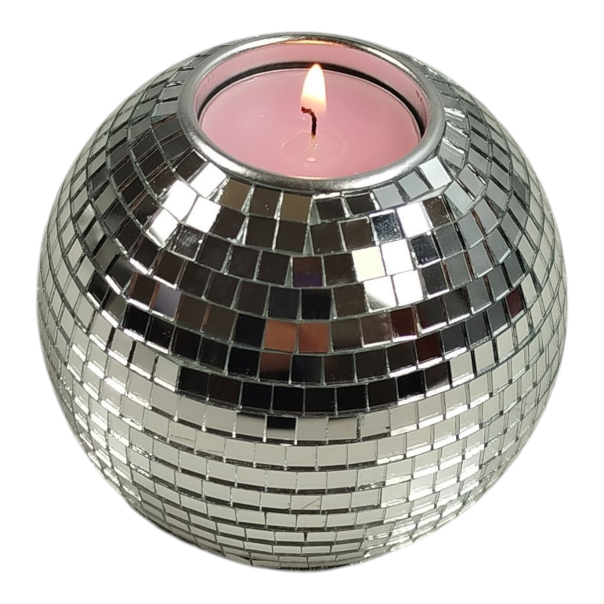Discokugel Teelichthalter