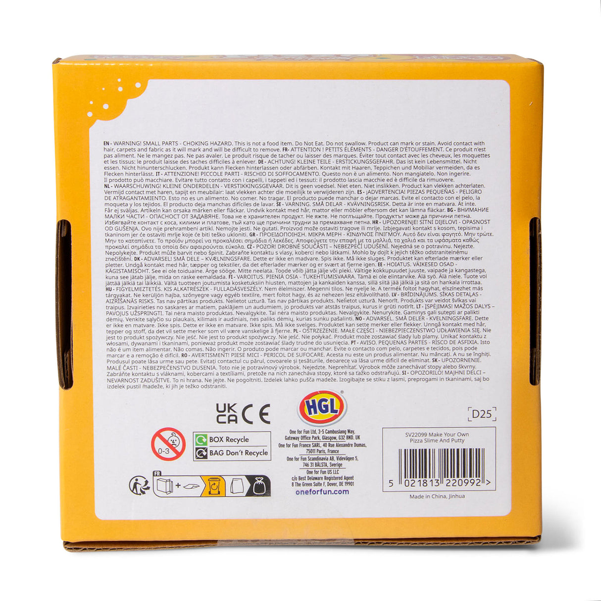 Pizza Schleim - Mach deine eigene Pizza Schleim-Set