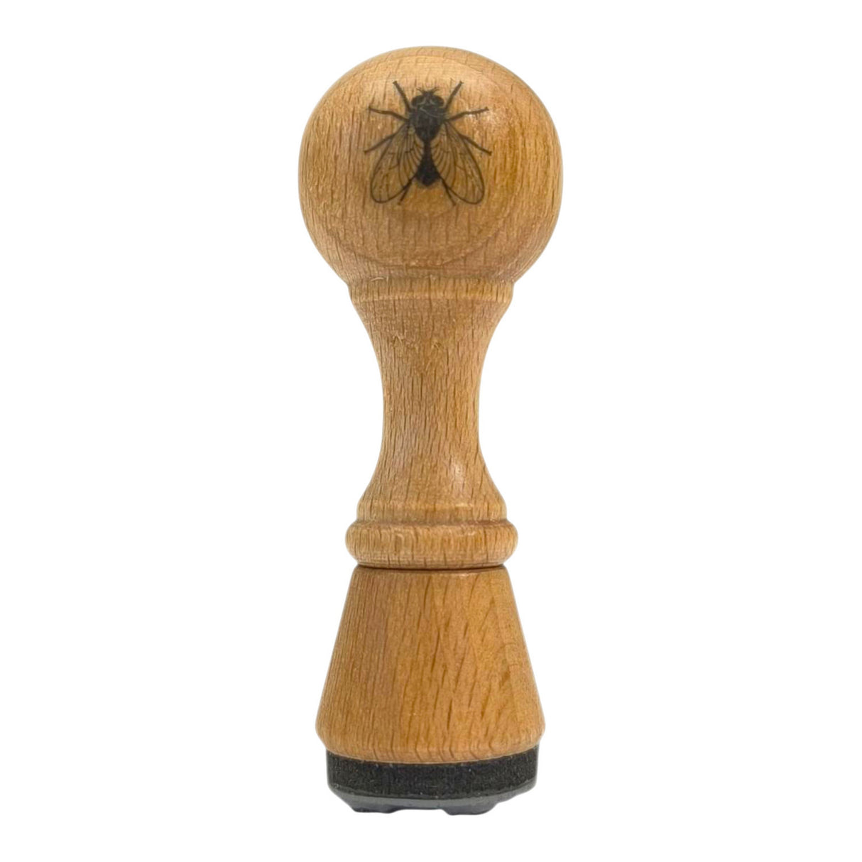 Fliege Holzstempel