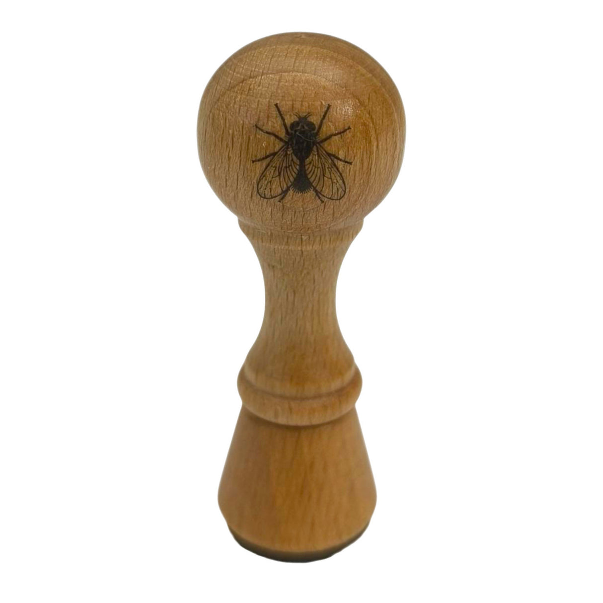 Fliege Holzstempel