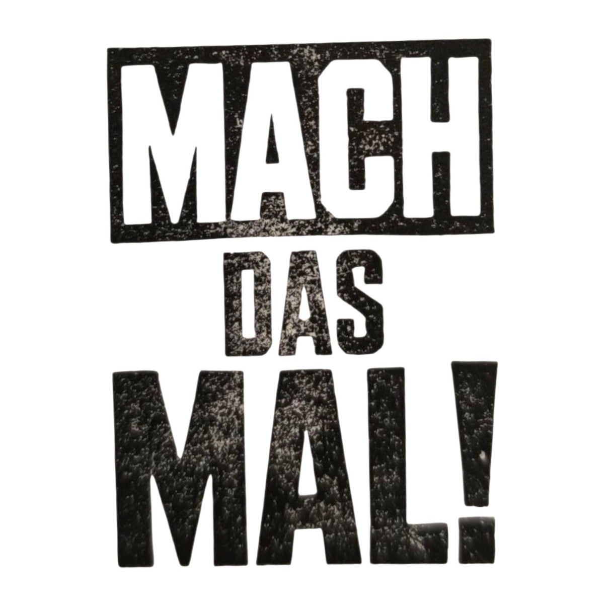 Mach das mal! Holzstempel
