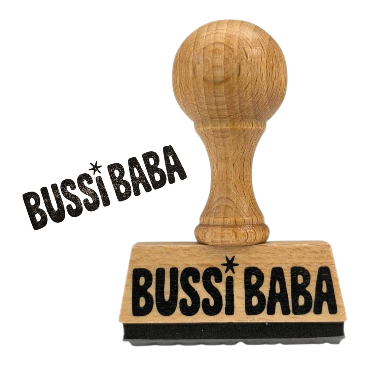 Bussi Baba Holzstempel