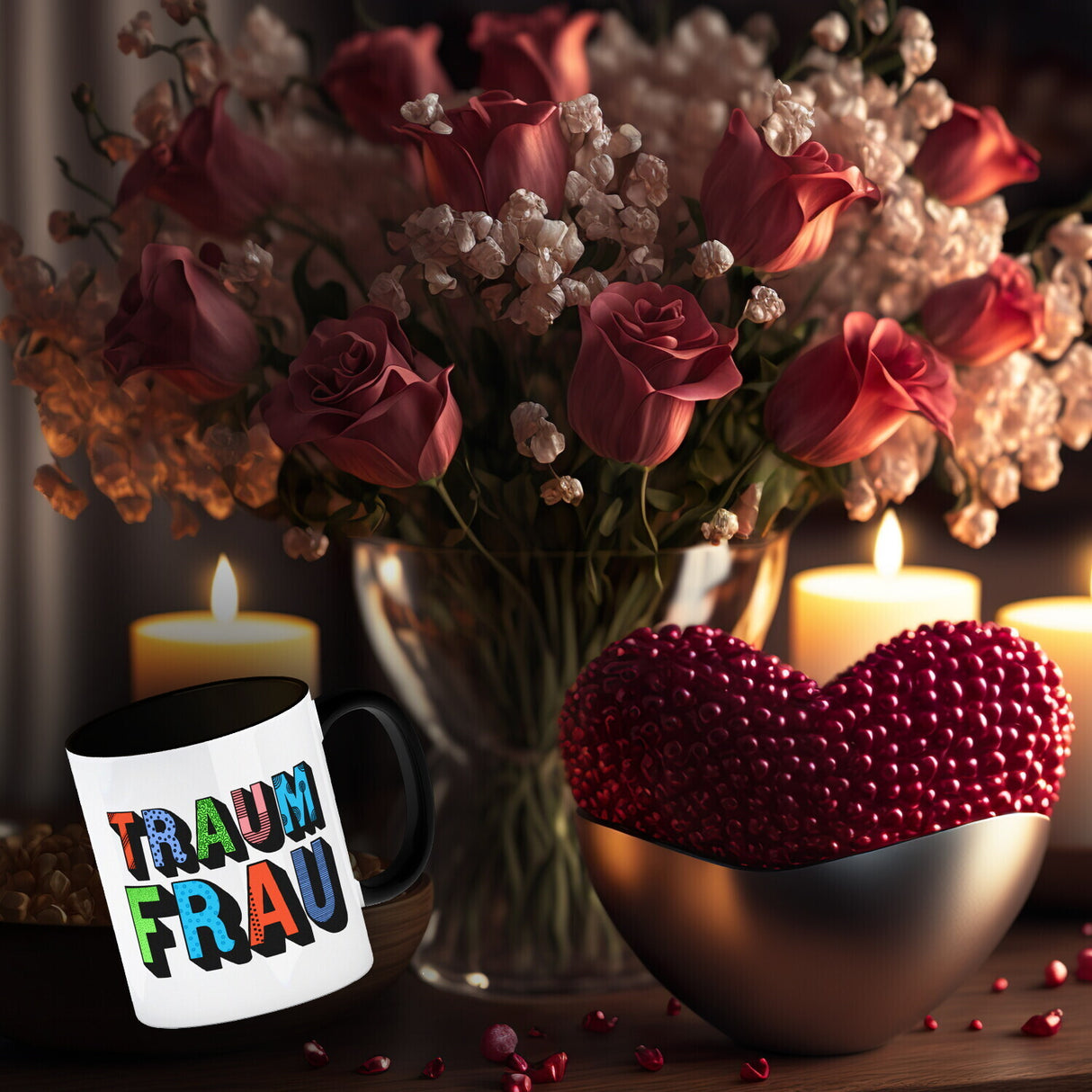 Kaffeebecher mit Spruch: Traumfrau