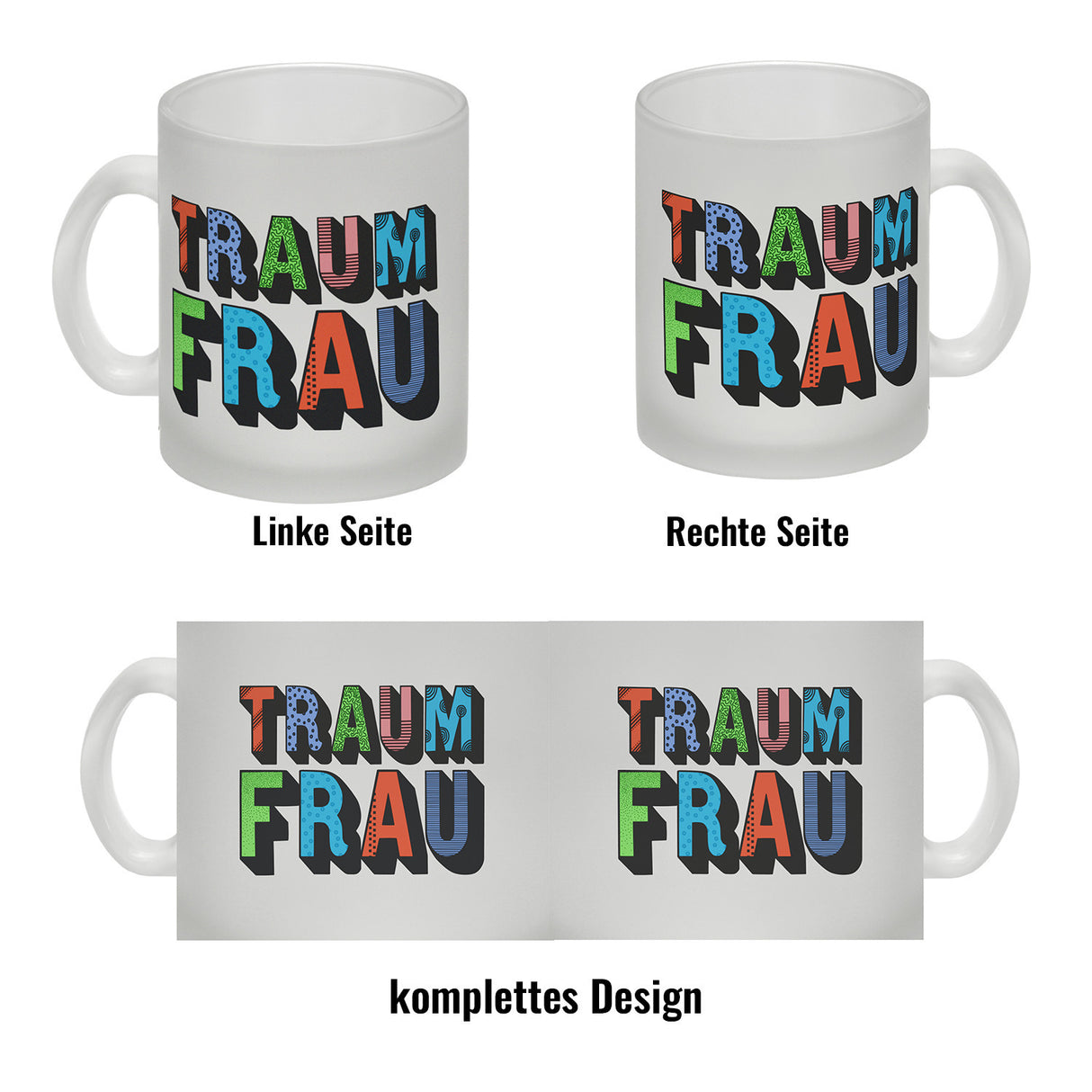 Kaffeebecher mit Spruch: Traumfrau