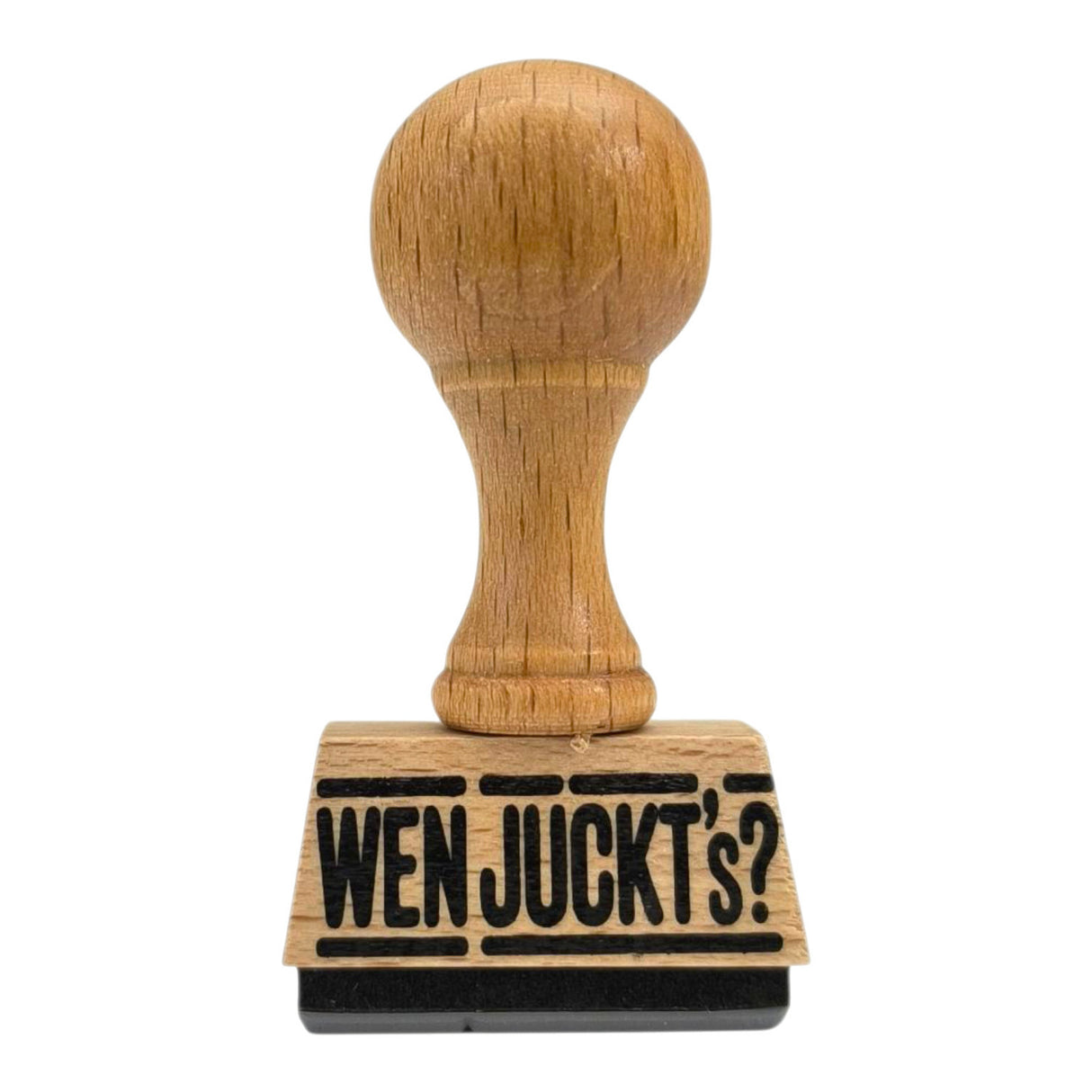 Wen juckt's Holzstempel