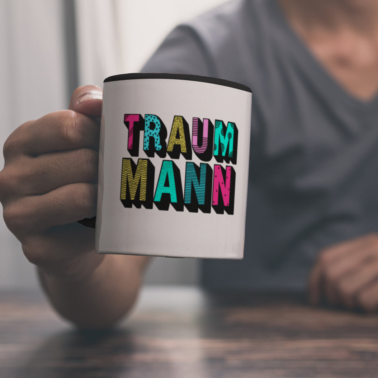 Kaffeebecher mit Spruch: Traummann