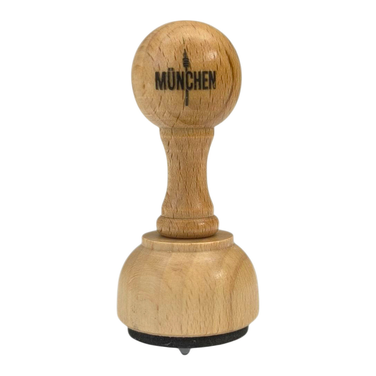 München Holzstempel mit Olympiaturm