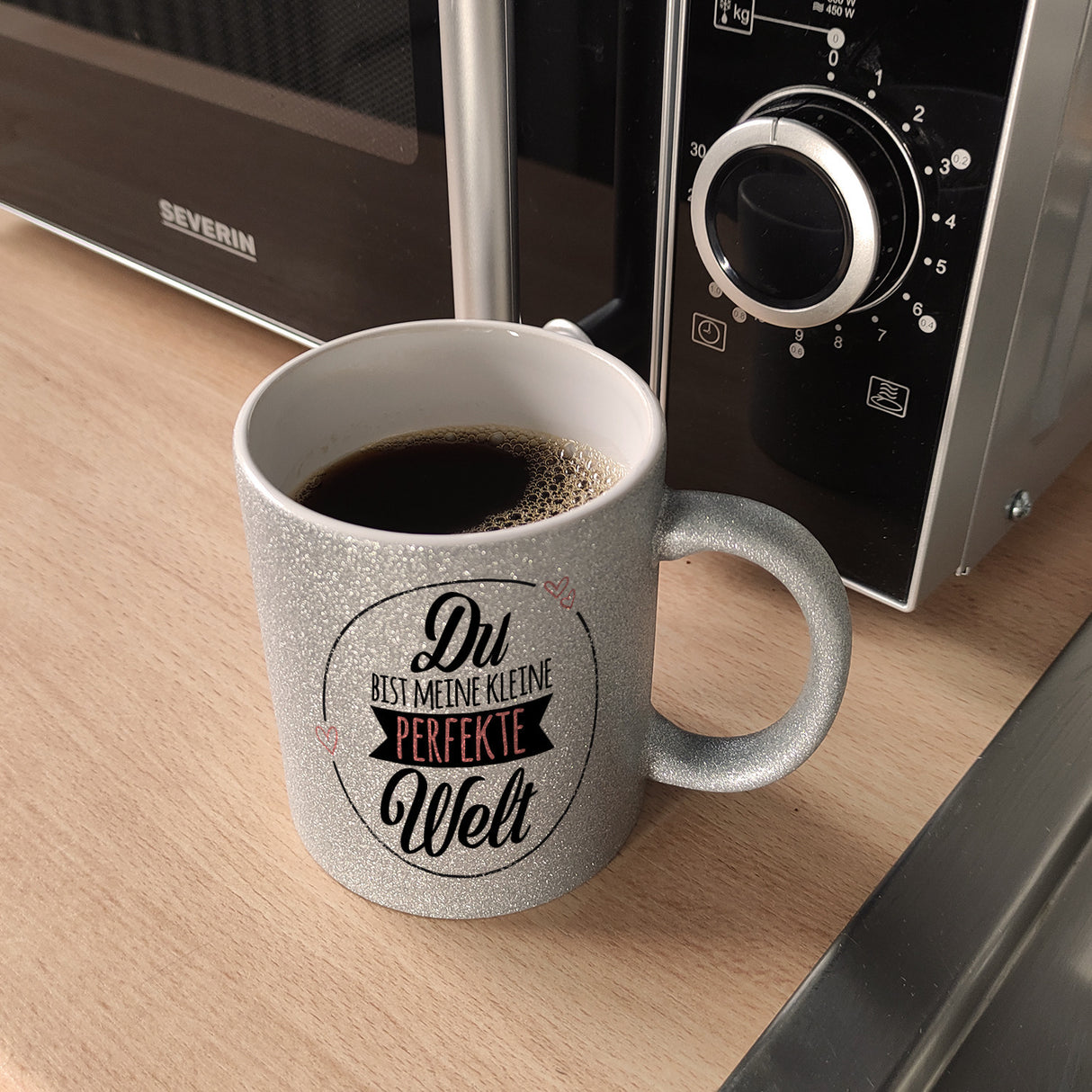 Du bist meine kleine perfekte Welt Kaffeebecher