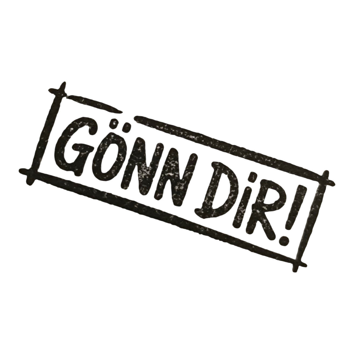 Gönn dir! Holzstempel