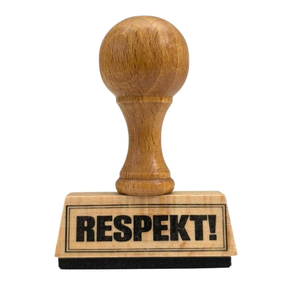 Respekt! Holzstempel