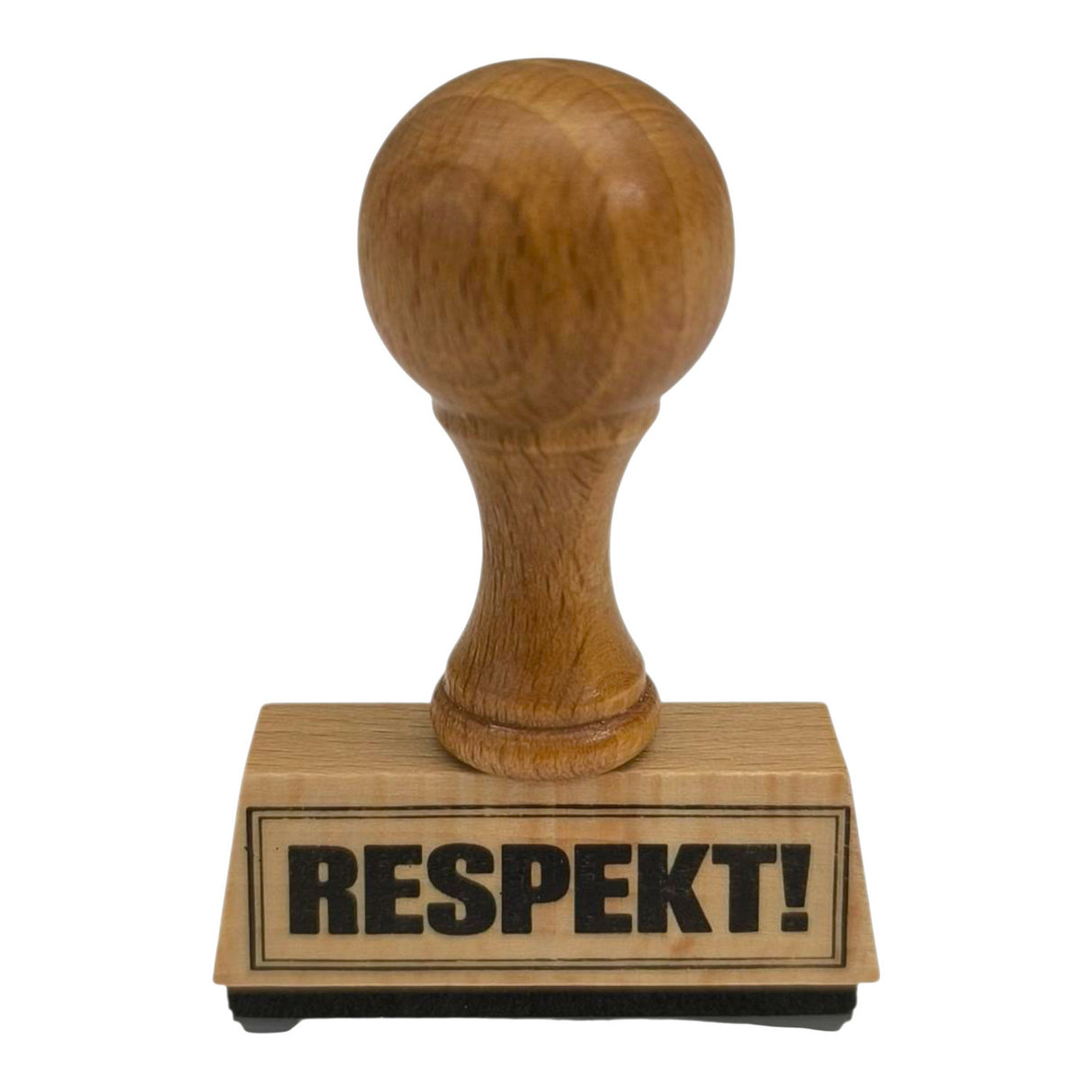 Respekt! Holzstempel