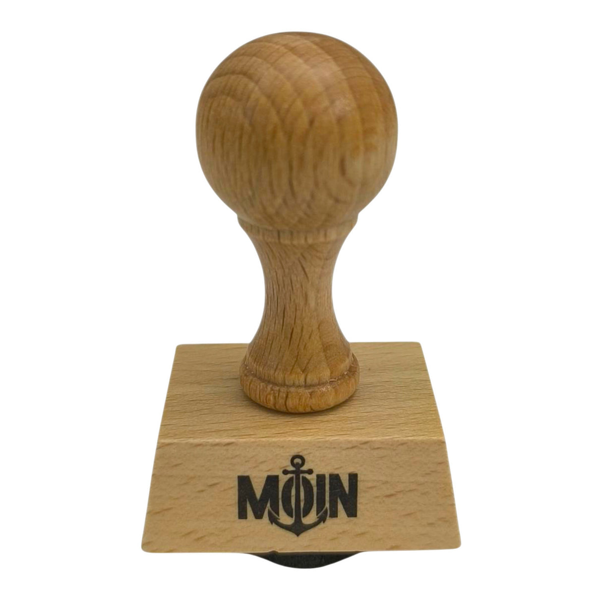 Moin Holzstempel mit Anker