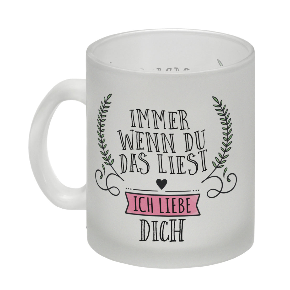 Immer wenn du das liest: Ich liebe dich Valentinstag Kaffeebecher