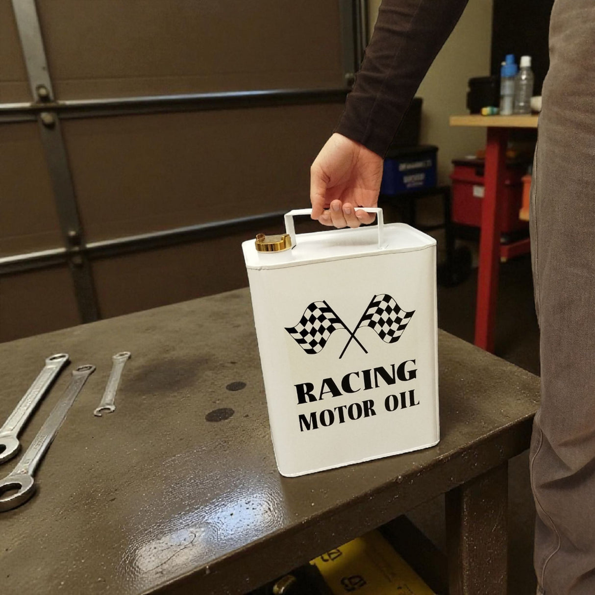 Racing Motor Oil Dekokanister - Öl Metallkanister