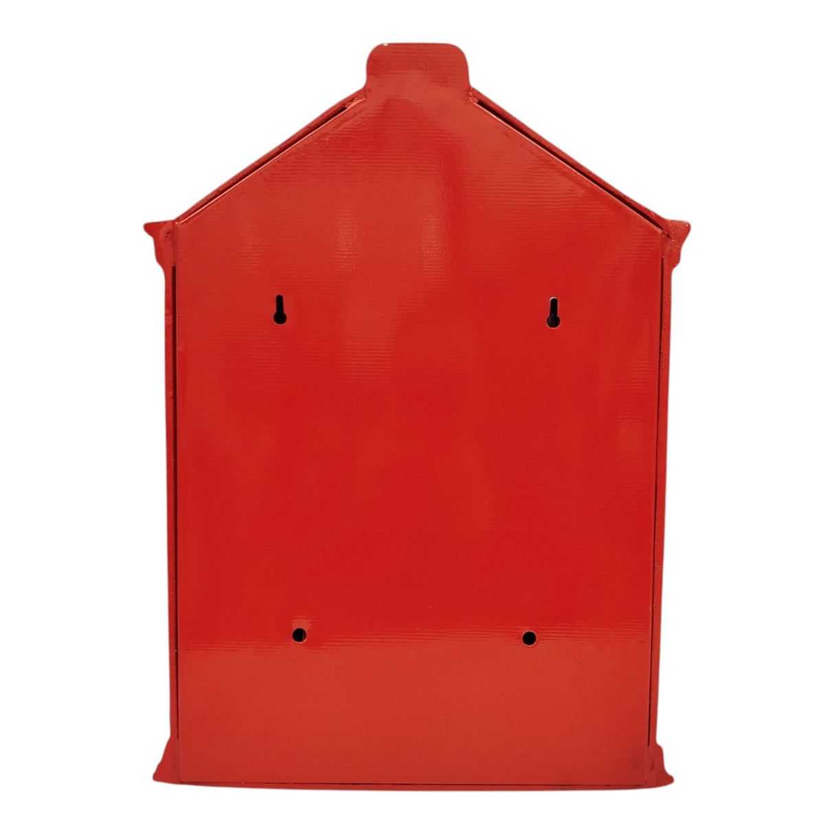 Retro Post Box Briefkasten aus Metall in rot