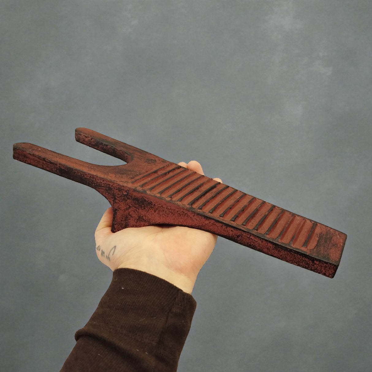 Boot Jack Retro Stiefelknecht Schuhlöffel aus Gusseisen