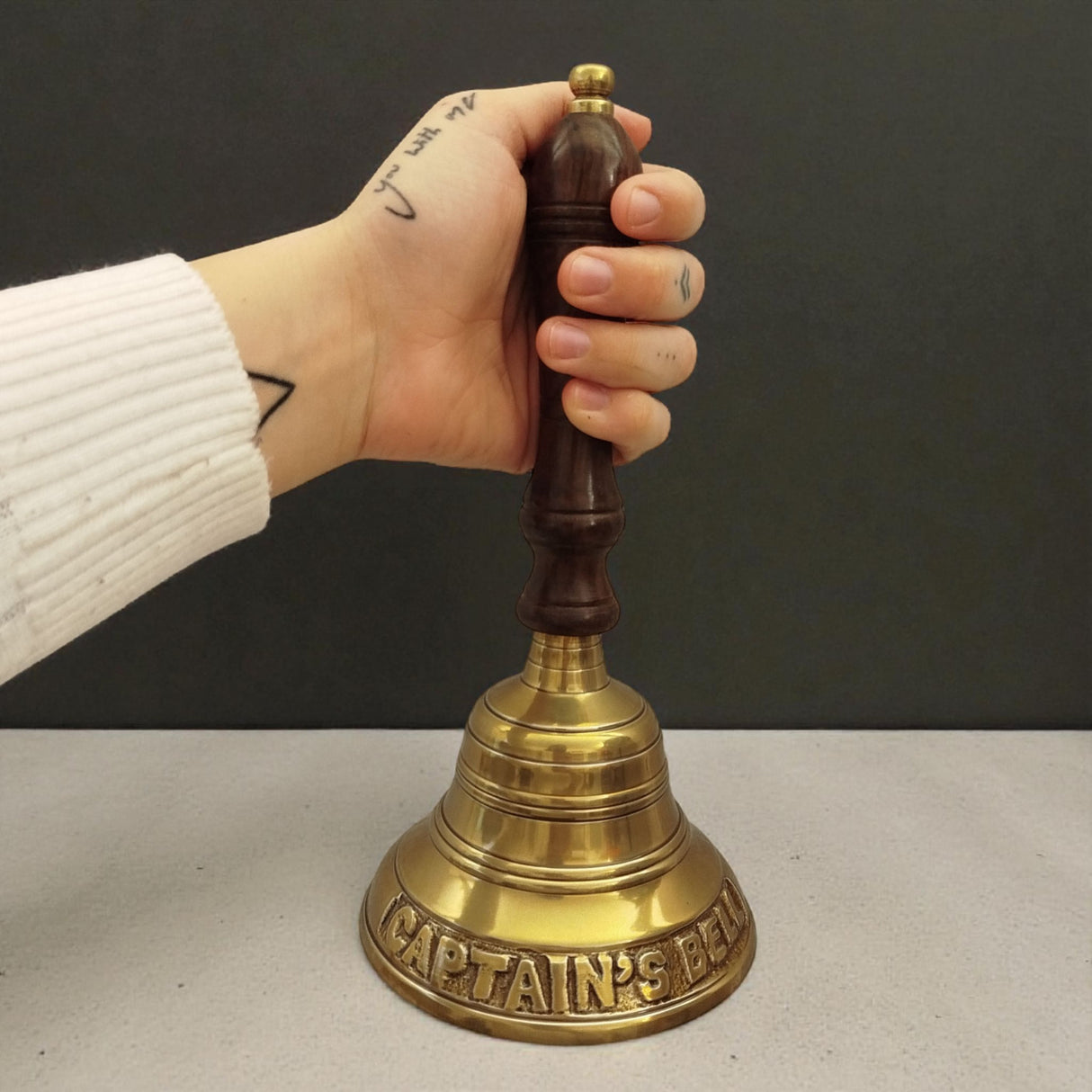 Captain Tischklingel für den Kapitän - maritime Tischglocke