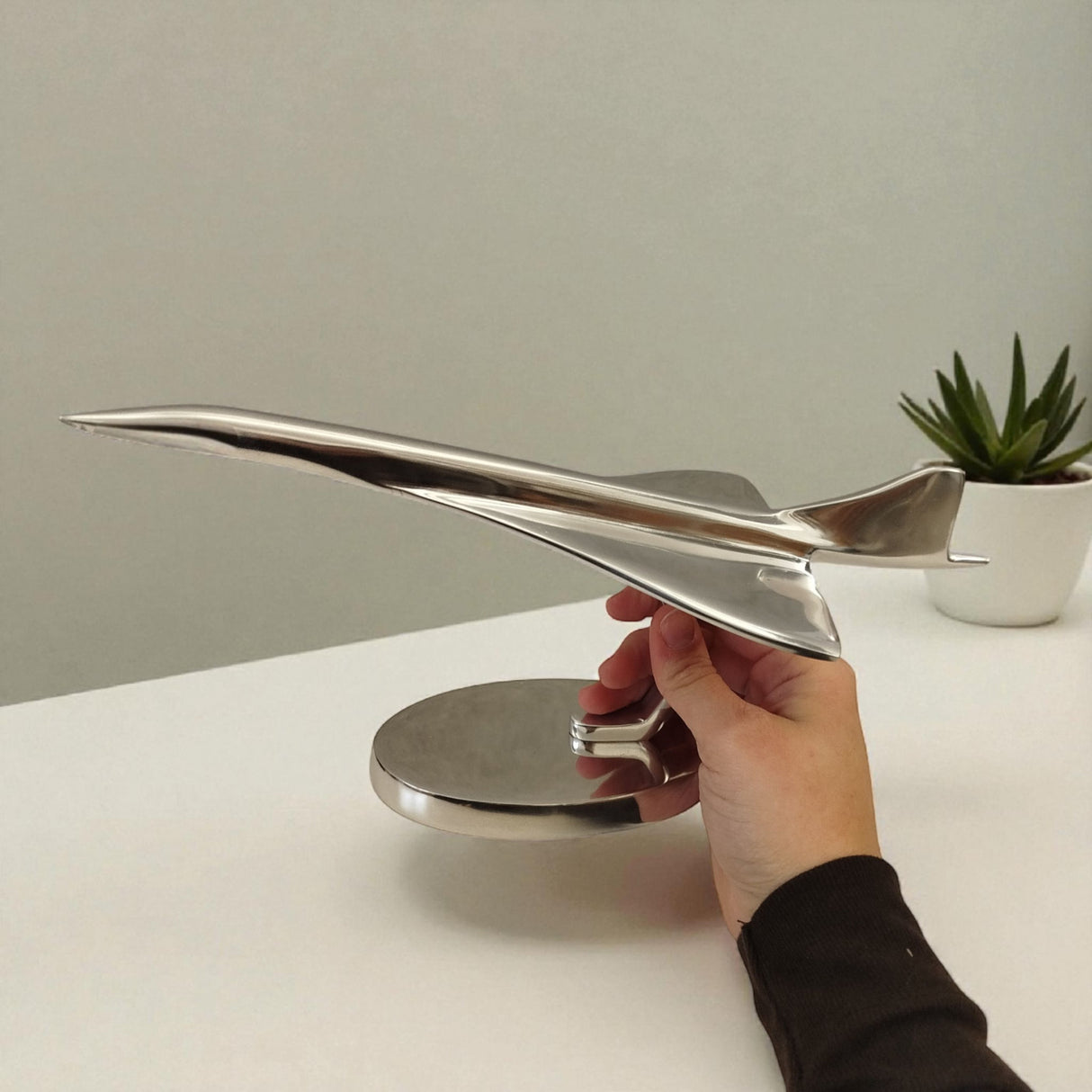 Concorde Modellflugzeug aus Metall