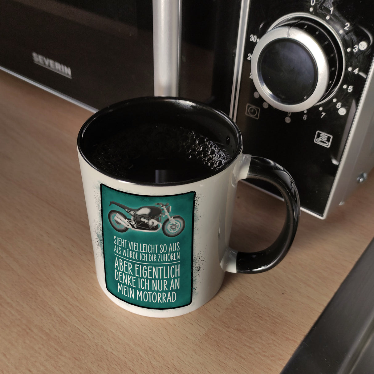 Ich denke nur an mein Motorrad Kaffeebecher