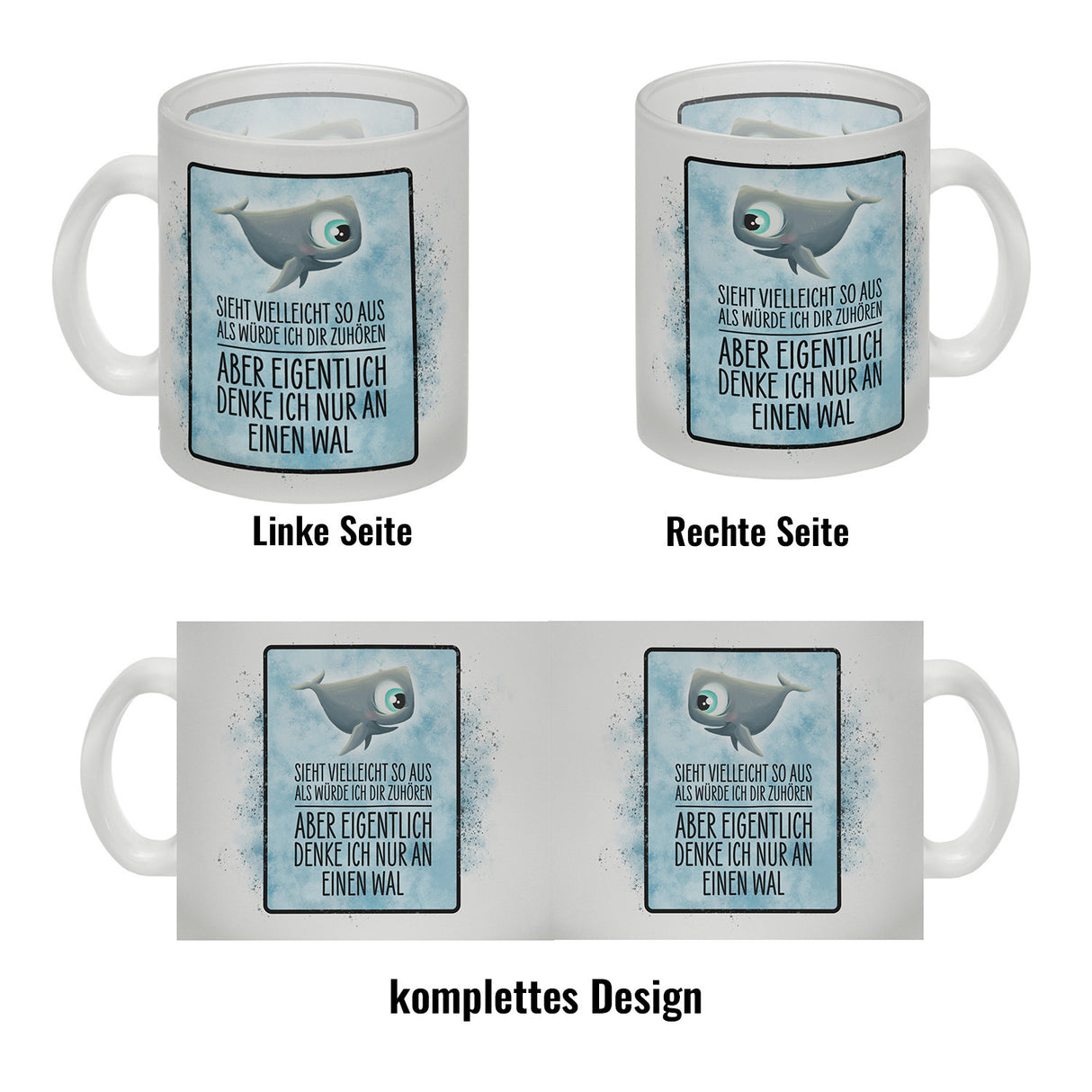 Sieht vielleicht so aus als… Wal Kaffeebecher