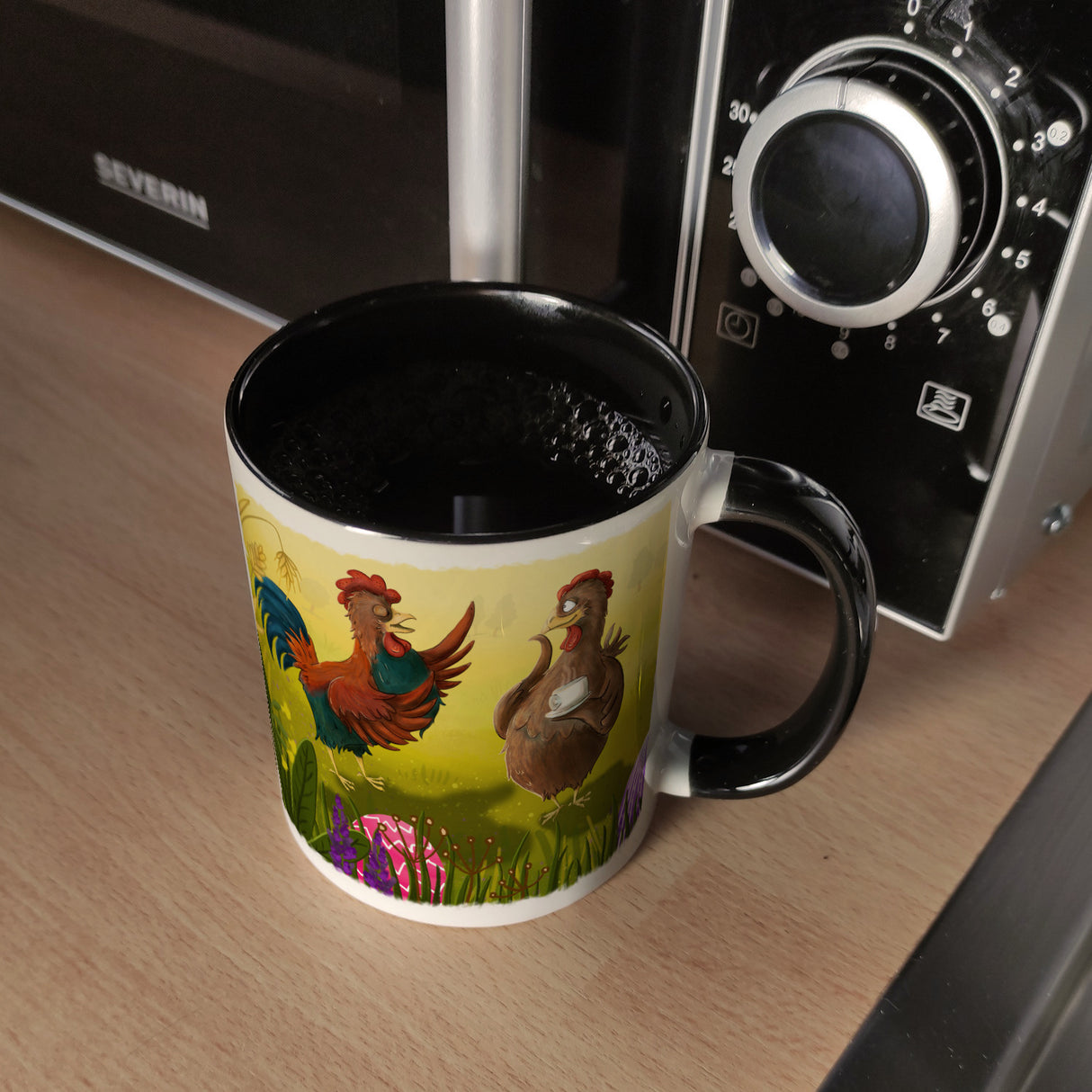 Frohe Ostern Kaffeebecher mit Ostermotiv