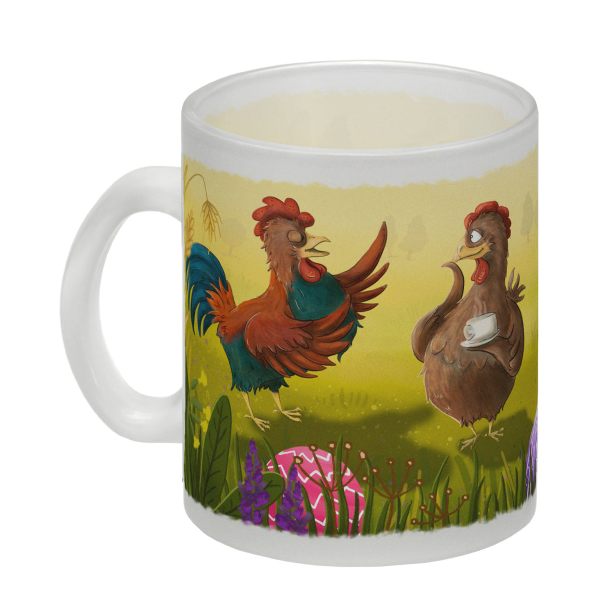 Frohe Ostern Kaffeebecher mit Ostermotiv