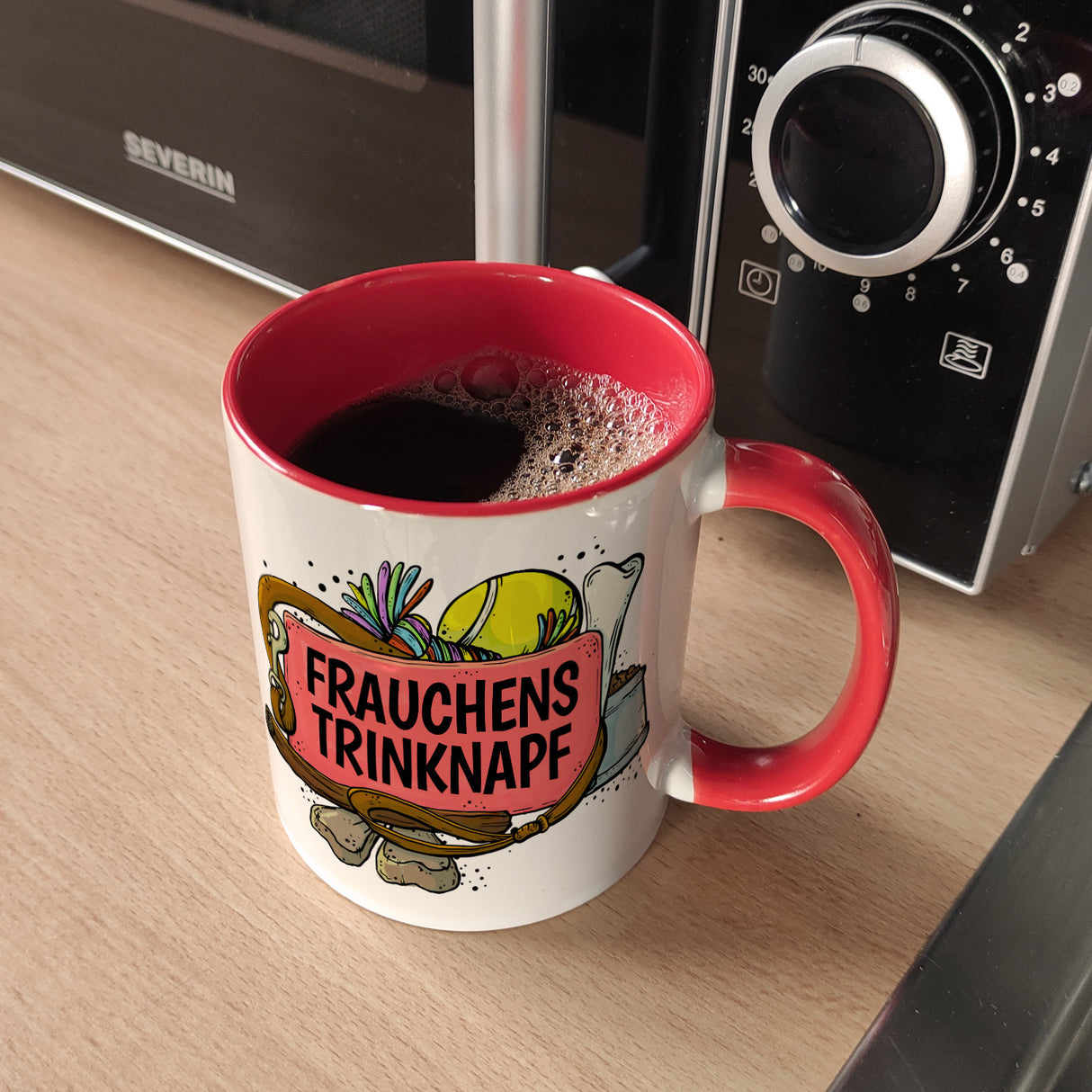 Frauchens Trinknapf Kaffeebecher