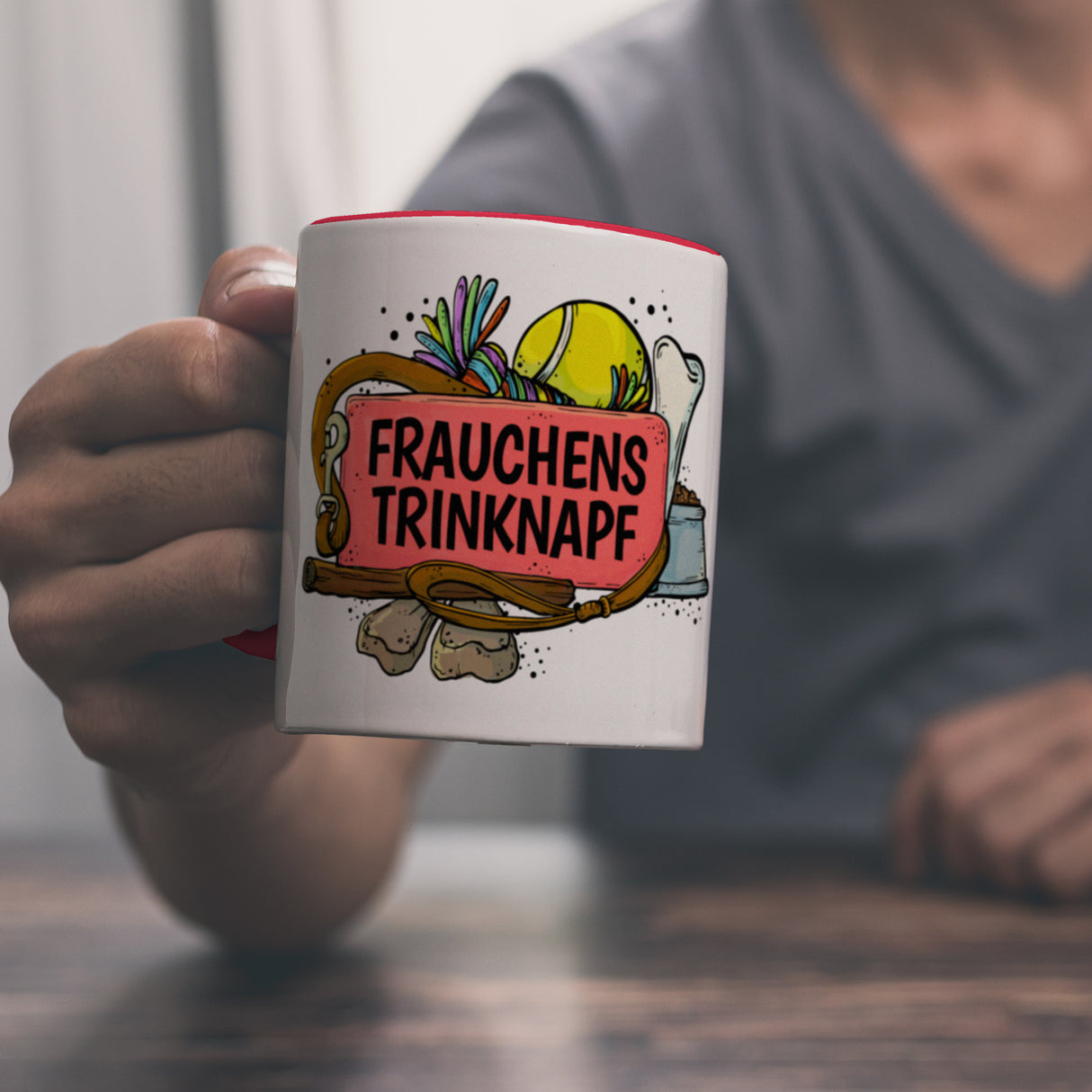 Frauchens Trinknapf Kaffeebecher