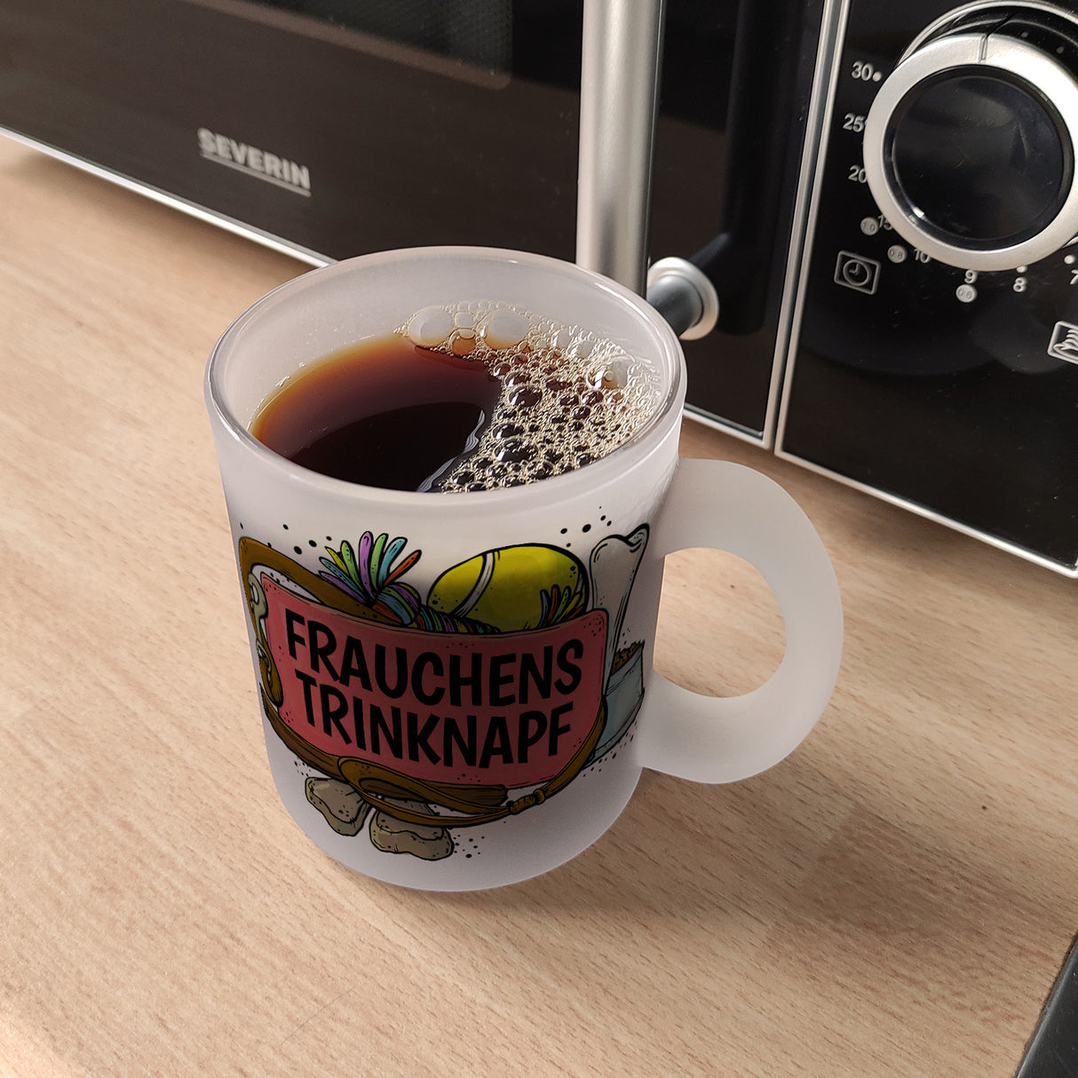 Frauchens Trinknapf Kaffeebecher