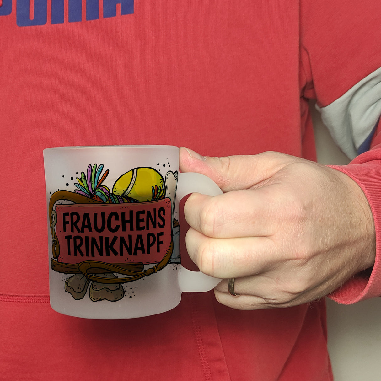 Frauchens Trinknapf Kaffeebecher