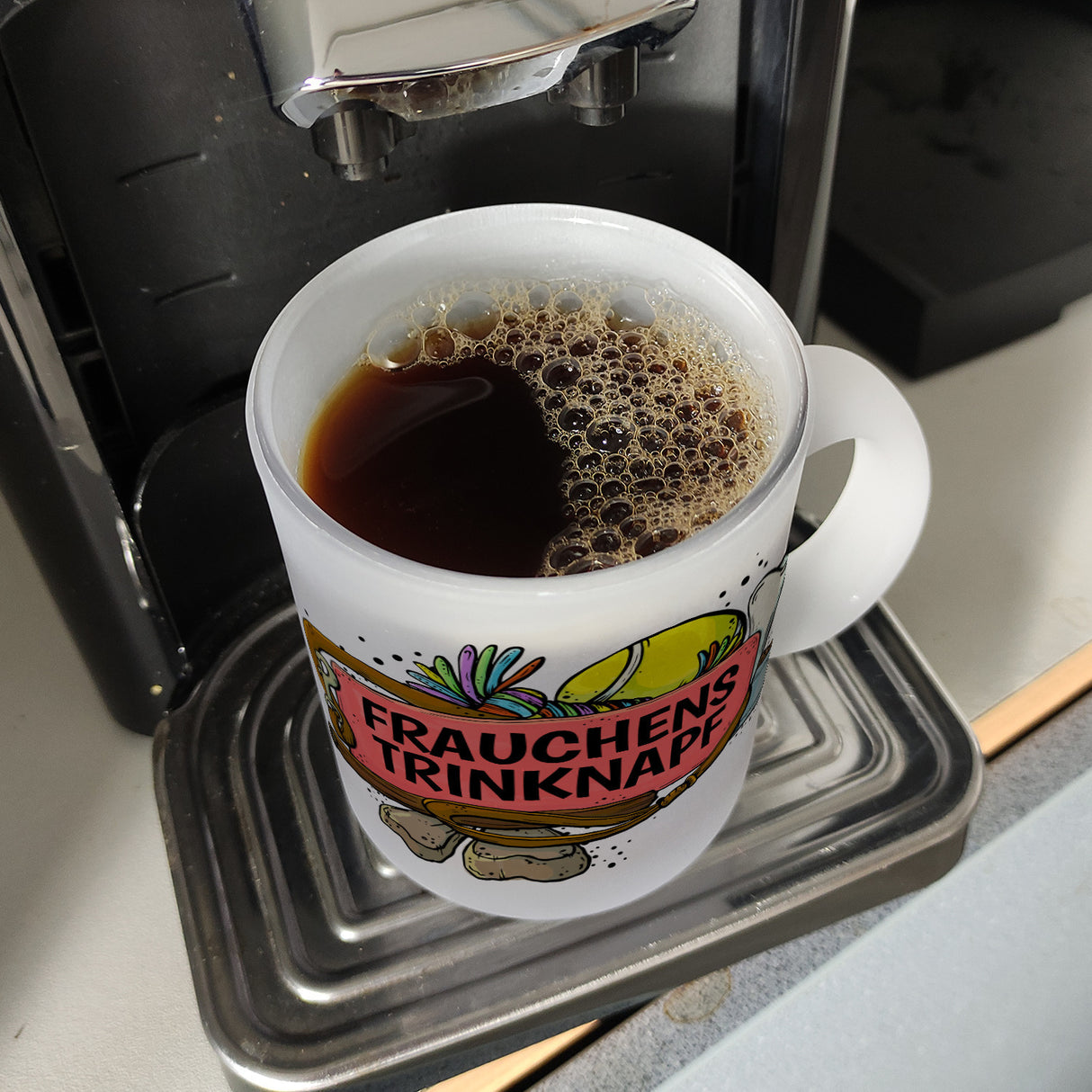 Frauchens Trinknapf Kaffeebecher