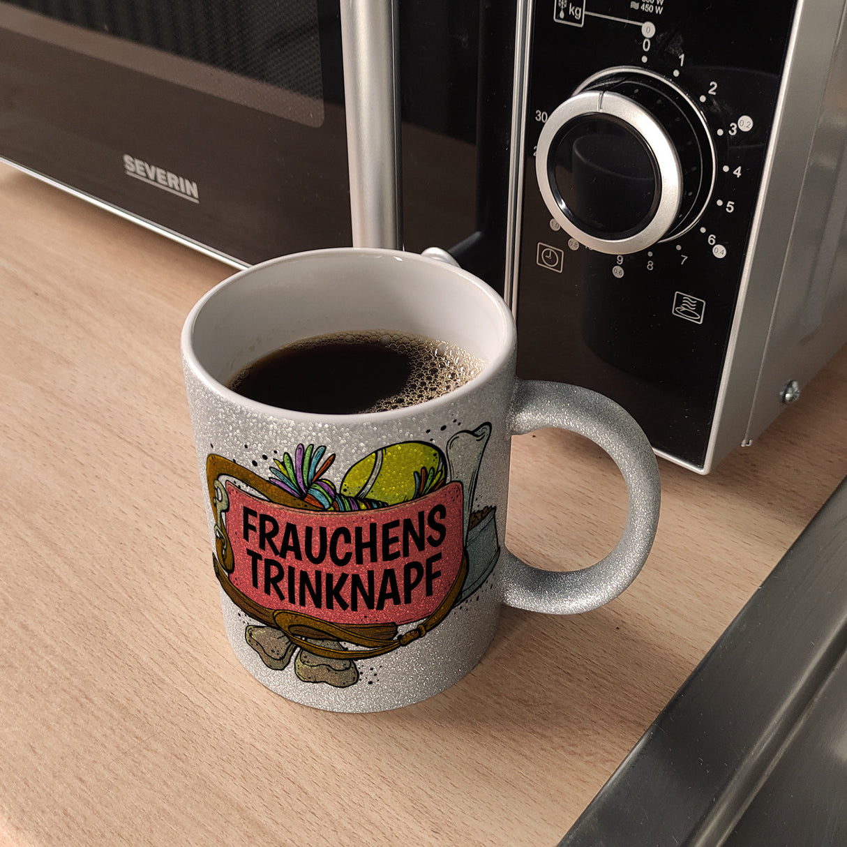 Frauchens Trinknapf Kaffeebecher